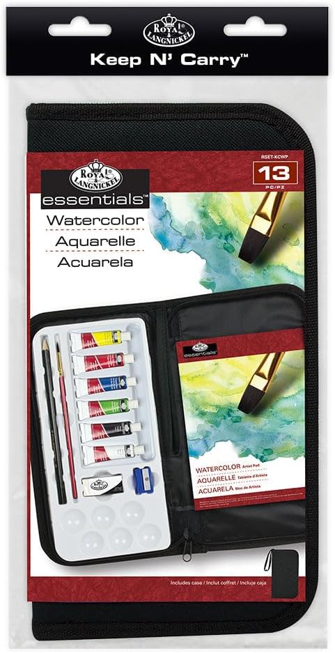 ROYAL & LANGNICKEL RSET-KCWP KC WATERCOLOR PAINT SET KEEP AND CARRY (13 PCS)
